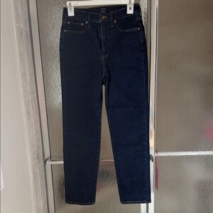 J. Crew Women's Dark Blue Straight Leg Jeans